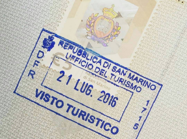 Dấu hộ chiếu Cộng hòa San Marino