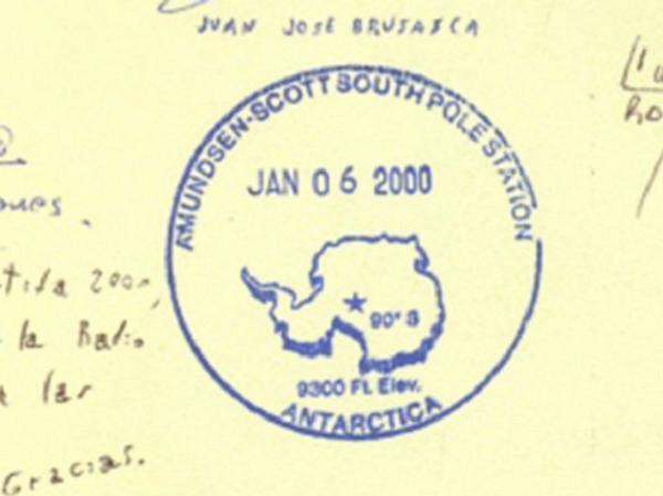Dấu hộ chiếu Điểm cực Nam