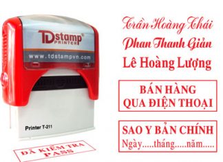 Khắc con dấu tại Hà Nội