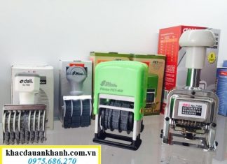 Các loại mẫu dấu ngày tháng năm