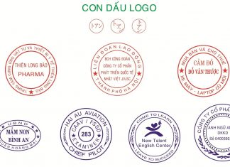 khắc con dấu logo
