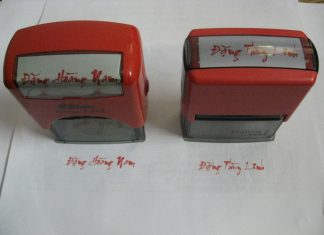 khắc dấu cao su