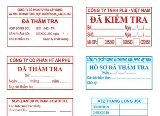 Khắc dấu đã thẩm tra