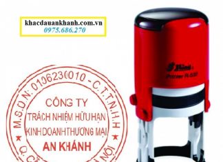 Khắc dấu tròn doanh nghiệp