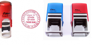 Hướng dẫn cách đổ mực con dấu tròn